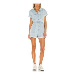 Show Me Your Mumu 'Cannon' Blue Romper Size XS